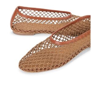 *COPY* STAUD ALBA crochet ballet flats. Size 6.5. Never worn. *Read listing